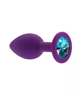 Kink Range Silicone Gemmed Butt Plug - 2.8 Inch