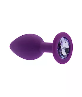 Kink Range Silicone Gemmed Butt Plug - 2.8 Inch