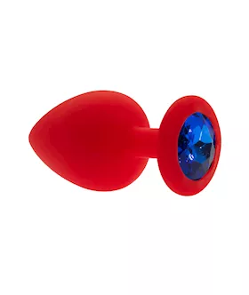 Kink Range Silicone Gemmed Butt Plug - 3.8 Inch