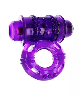 Trinity Vibrating Nubby Cock Ring