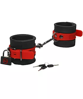 Kink - Silicone Wrist Cuffs With Pad Lock