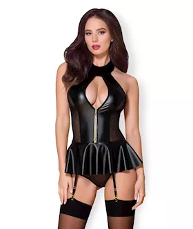 Obsessive Heavenly - Corset And Thong 
