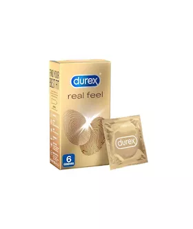 Durex Real Feel Condom - 6 Pack
