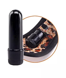 Fetish Fantasy Series Vibrating Strapless Thong Leopard
