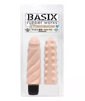 Basix Rubber Works 5 Vibe And Sleeve Set