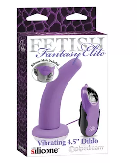 Fetish Fantasy Elite Vibrating 4.5 Inch Dildo