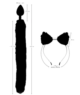 Bad Kitty Pet Play Plug And Ears