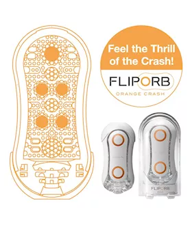 Tenga Flip Orb Orange Crash