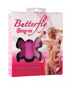Butterfly Strap-on Wearable Vibrator