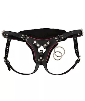 Leather String Strap-on 