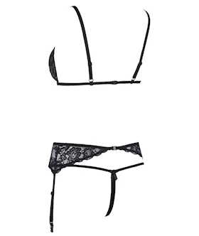 Lace Suspender Set 