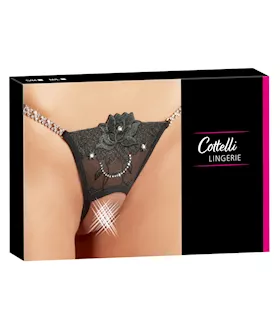 Rhinestone G-string