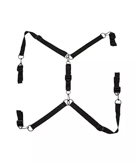 Fetish Collection Bound To The Bed Restraints