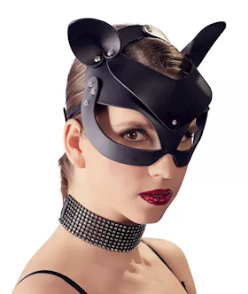 Cat Mask With Rhinestones