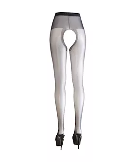 Cottelli Collection Sultry Crotchless Tights