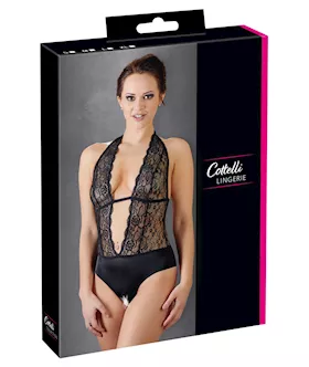 Lacey Crotchless Bodystocking 