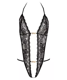 Floral String Lace Bodysuit