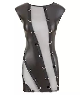 Matte Dress With Rings