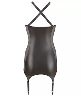 Matte Suspender Mini Dress 