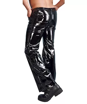 Troy Mens Vinyl Trousers 