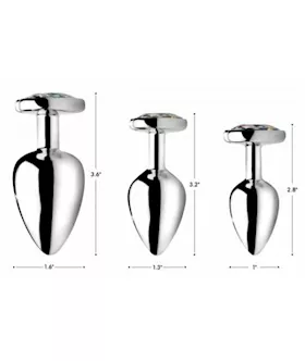 Prism Heart Anal Plug - 3.7 Inch