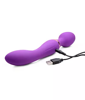 Wand Essentials 10x Dual Duchess 2-in-1 Silicone Massager 