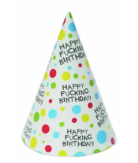 X-rated Birthday Hats - Pack Of 8