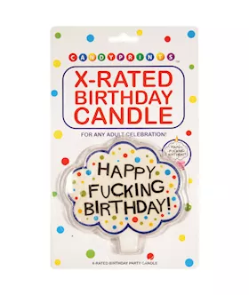 X-rated Birthday Candle