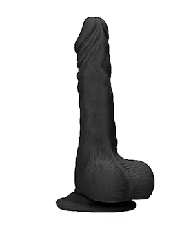 Realistic Suction Dildo With Balls - 7.8 Inches