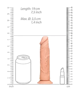 Realistic Suction Dildo