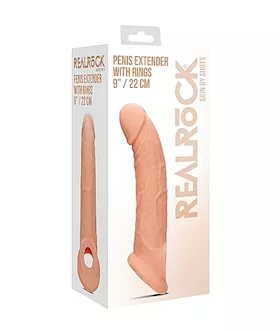 Penis Extender With Rings- 22 Cm Flesh 