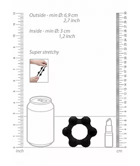 No. 82- Weighted Cock Ring- Black