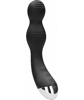 Remote Controlled E-stim And Vibrating G/p-spot Vibrator Black