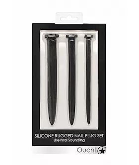 Rugged Nail Plug Set Urethral Sounding