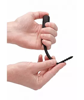 Vibrating Bullet Plug With Beaded Tip