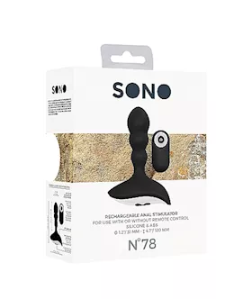 No.78 Rechargeable Anal Stimulator Black