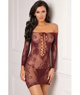 Tie Breaker Long Sleeve Dress