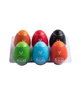 Share Satisfaction Masturbator Eggs - Set Of 6