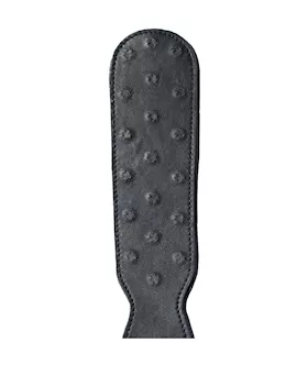 Bound X Braided Leather Slapper With Spikes