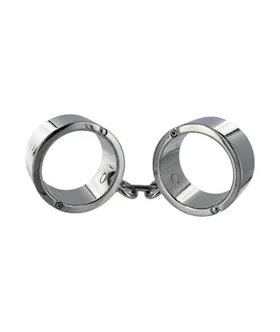 Chrome Wrist Shackles Medium Large