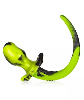 Puppy Tail Buttplug - Bulldog - 4.5 Inch