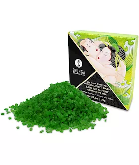 Shunga Moonlight Bath Sea Salt Lotus Flower Crystals - 75g