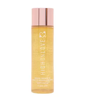 Highonlove Massage Oil - Strawberry & Champagne - 120ml
