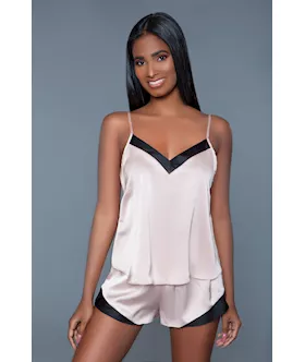 Natalie Satin Set