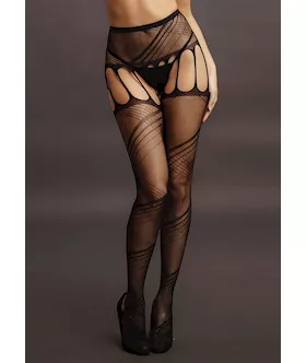 Crotchless Cut-out Pantyhose  
