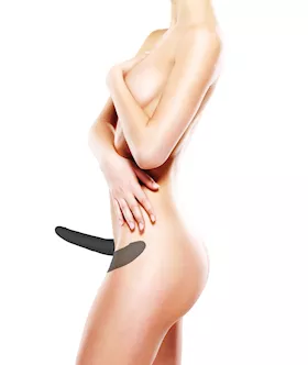 Double Silicone Strap-on - Adjustable