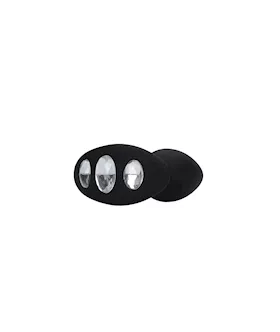 Diamond Butt Plug With Handle - 3 Inch