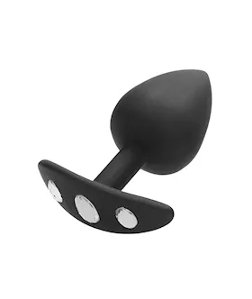 Extra Large Diamond Butt Plug With Handle 