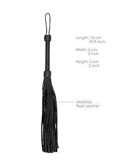 Heavy Leather Tail Flogger 