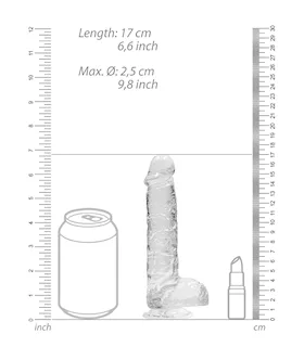Realistic Dildo With Balls - 6 Inch